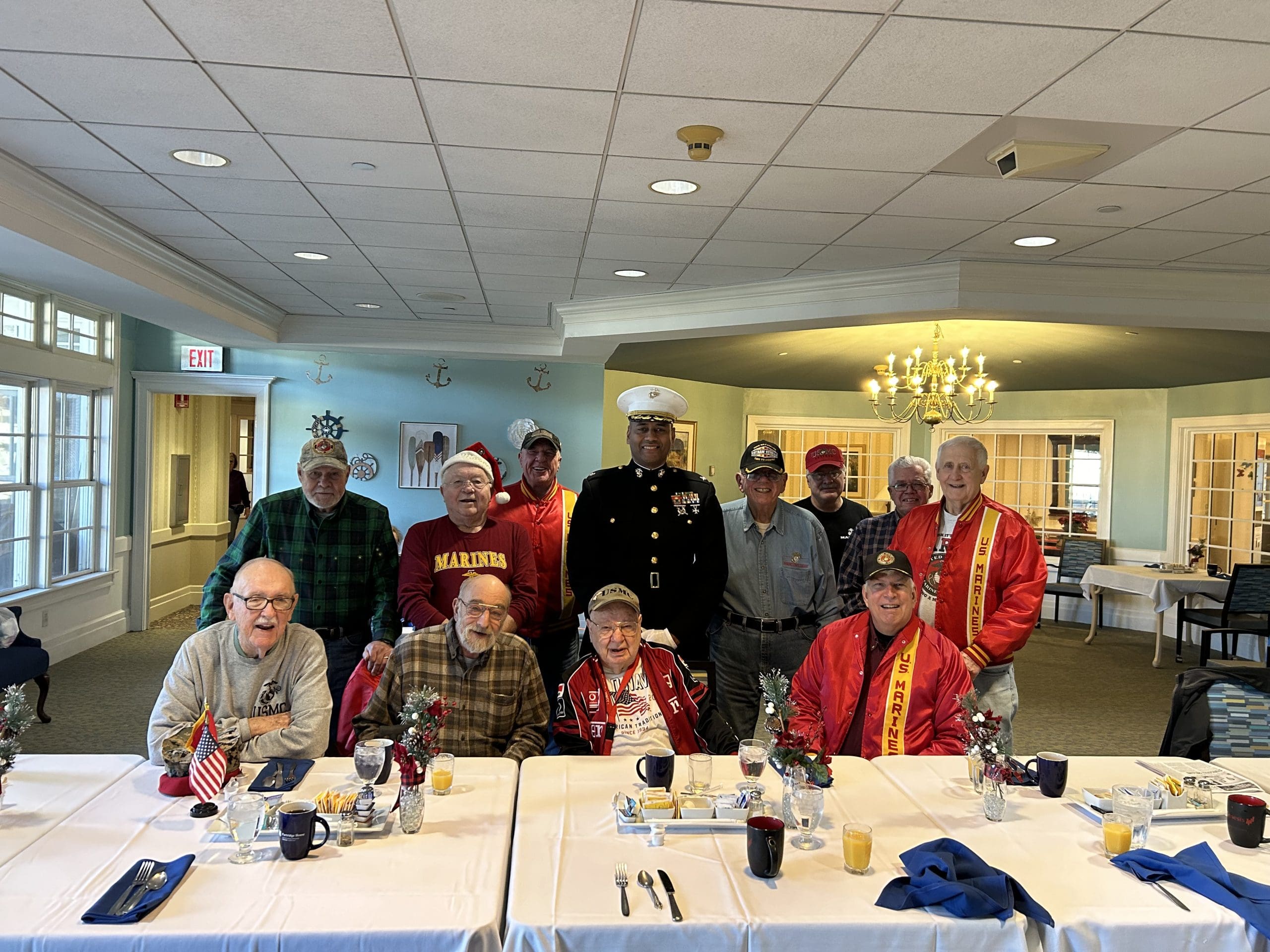 MCL breakfast to honor a fellow marine.