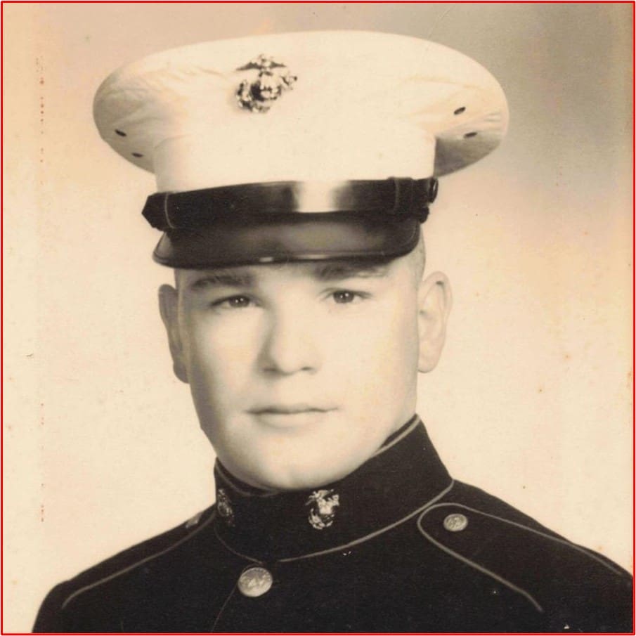 Marine George Ross McCreary in full uniform